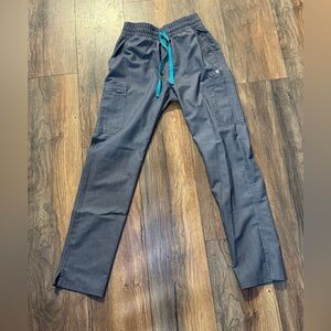 FIGS Charcoal/Gray Scrub Pants - EUC